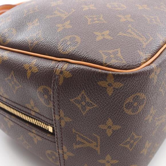 LOUIS VUITTON Brown Monogram Leather Deauville Bag - Picture 11 of 11